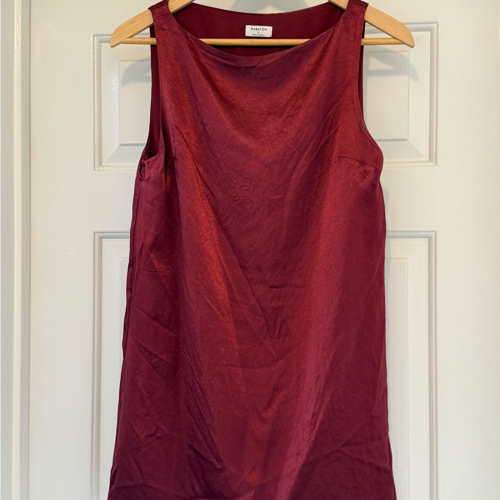 Babaton Rich Burgundy Mini Dress